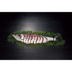 ※送料込み　熟成紅鮭半身姿切身1.0kg