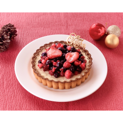 635　ベイクド・アルル　クリスマス５種のベリー贅沢レアチーズタルト５号
