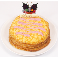 637　オランジェ　あまおう苺クリームのミルクレープ