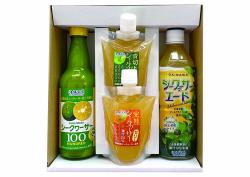 ※送料込み　沖縄県産シークヮーサードリンク＆ゼリーセット