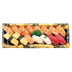 672　サーモンたっぷりにぎり寿司（15貫）