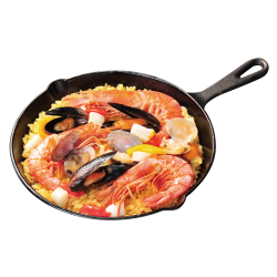 681　魚介のパエリア　3人前